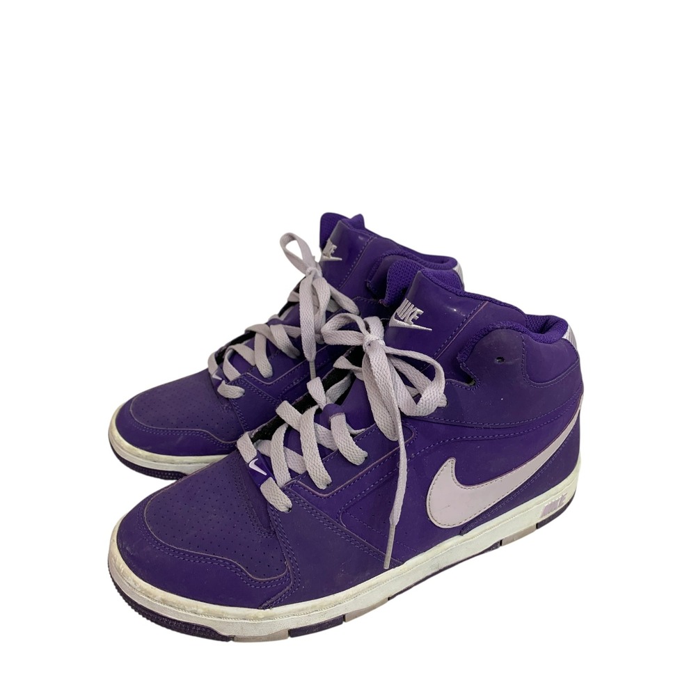 Size 9.5 Nike Son of Force Mid Purple Sneakers 614288-551 Womens